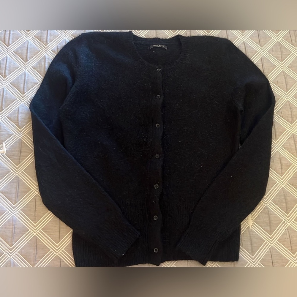 BRUUNS BAZAAR COPENHAGEN  Fuzzy Cardigan Sweater